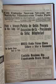 Página do jornal O Nordeste de setembro de 1964