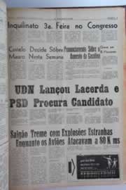 Página do jornal O Nordeste de novembro de 1964