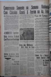 Página do jornal O Nordeste de novembro de 1964