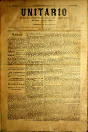 Página do jornal Unitário de abril de 1903