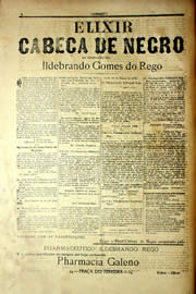 Página do jornal Unitário de abril de 1903