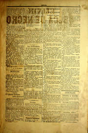 Página do jornal Unitário de abril de 1903