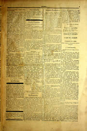 Página do jornal Unitário de abril de 1903