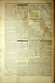Página do jornal Unitário de abril de 1903