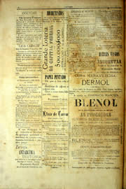 Página do jornal Unitário de maio de 1903
