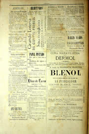 Página do jornal Unitário de junho de 1903