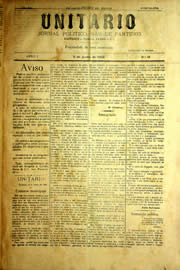 Página do jornal Unitário de junho de 1903
