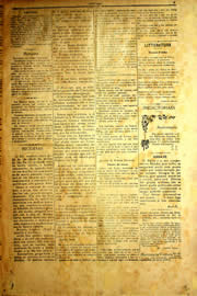 Página do jornal Unitário de junho de 1903