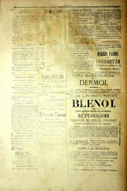 Página do jornal Unitário de junho de 1903