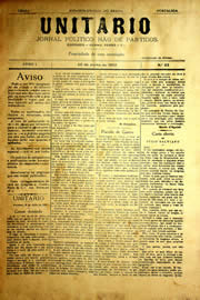 Página do jornal Unitário de junho de 1903
