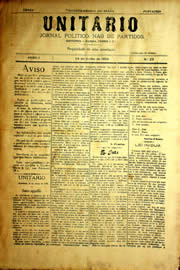 Página do jornal Unitário de junho de 1903