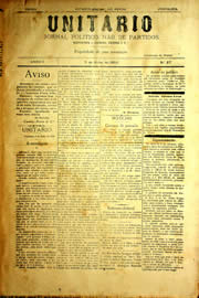 Página do jornal Unitário de julho de 1903