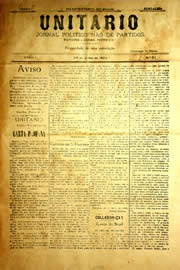 Página do jornal Unitário de julho de 1903