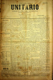 Página do jornal Unitário de setembro de 1903