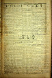 Página do jornal Unitário de setembro de 1903