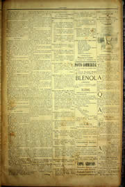 Página do jornal Unitário de setembro de 1903