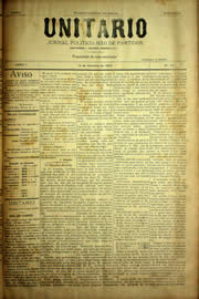 Página do jornal Unitário de outubro de 1903