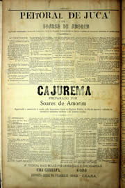 Página do jornal Unitário de outubro de 1903