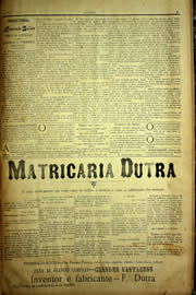 Página do jornal Unitário de outubro de 1903