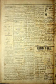 Página do jornal Unitário de dezembro de 1903
