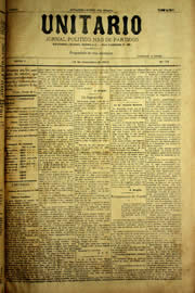 Página do jornal Unitário de dezembro de 1903