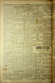 Página do jornal Unitário de dezembro de 1903