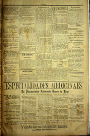 Página do jornal Unitário de dezembro de 1903