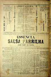 Página do jornal Unitário de dezembro de 1903
