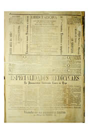 Página do jornal Unitário de janeiro de 1904