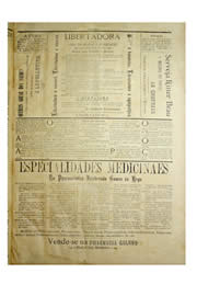 Página do jornal Unitário de janeiro de 1904