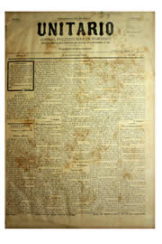 Página do jornal Unitário de janeiro de 1904