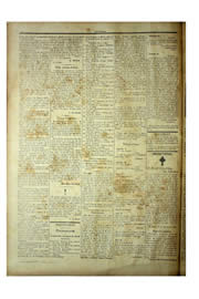 Página do jornal Unitário de janeiro de 1904