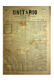 Página do jornal Unitário de janeiro de 1904