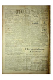 Página do jornal Unitário de janeiro de 1904