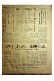 Página do jornal Unitário de janeiro de 1904