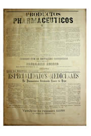 Página do jornal Unitário de janeiro de 1904
