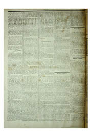 Página do jornal Unitário de janeiro de 1904