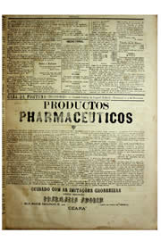 Página do jornal Unitário de janeiro de 1904