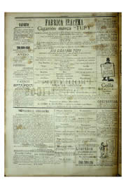 Página do jornal Unitário de janeiro de 1904