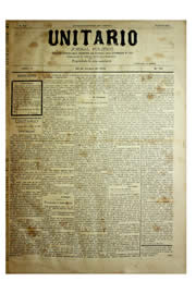 Página do jornal Unitário de janeiro de 1904