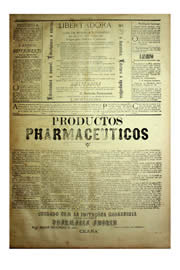 Página do jornal Unitário de fevereiro de 1904