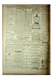 Página do jornal Unitário de fevereiro de 1904