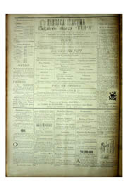 Página do jornal Unitário de fevereiro de 1904