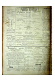 Página do jornal Unitário de março de 1904