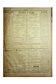 Página do jornal Unitário de abril de 1904