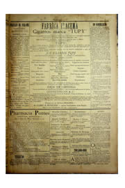 Página do jornal Unitário de abril de 1904