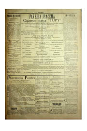 Página do jornal Unitário de abril de 1904