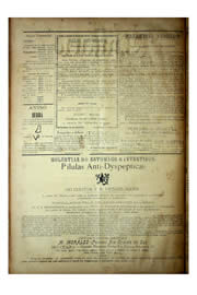 Página do jornal Unitário de abril de 1904