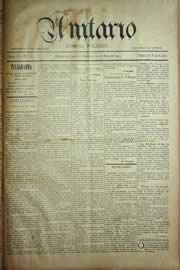 Página do jornal Unitário de maio de 1904
