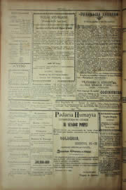 Página do jornal Unitário de maio de 1904